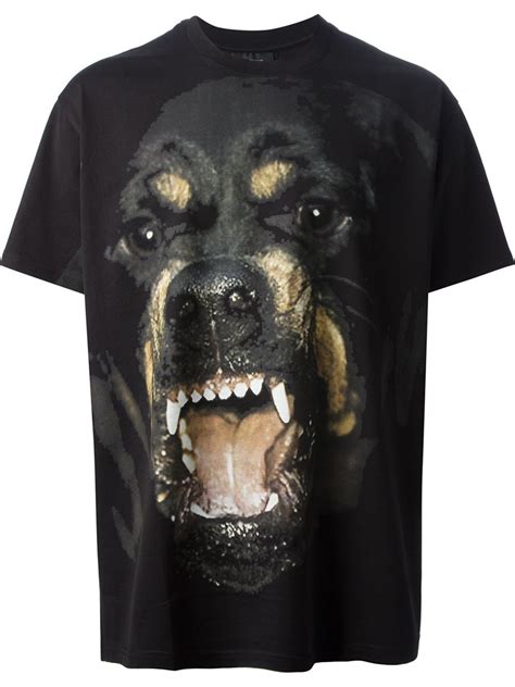 givenchy dog shirt red|black Givenchy shirt.